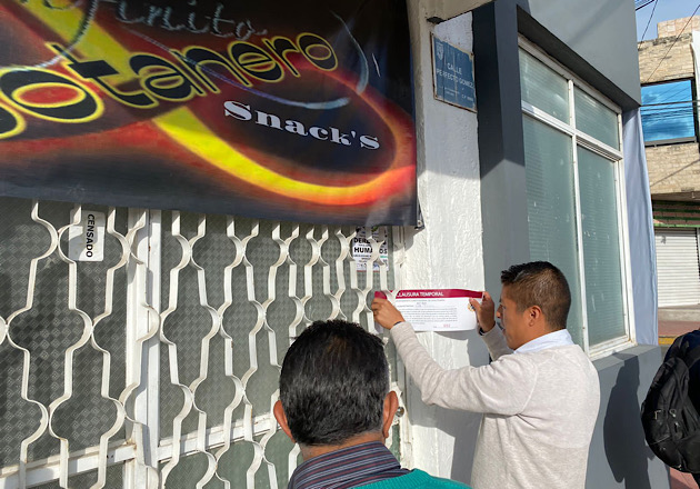 Clausuran dos centros botaneros en Chiautempan