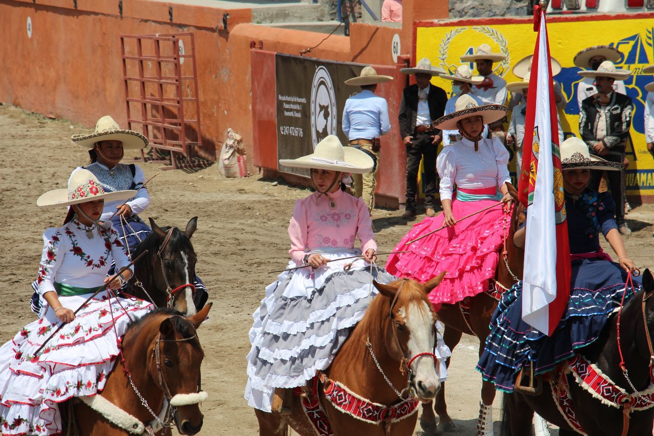 Con un evento lleno de destreza y habilidad recibe Ayuntamiento de Huamantla a delegación alemana