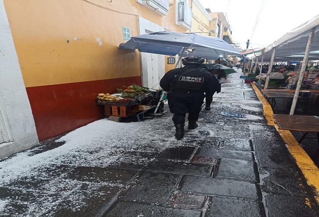 Desplegó Protección CIvil de Huamantla operativo de seguridad tras intensa lluvia