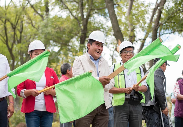 Se inicia obra de red eléctrica en Zacatelco