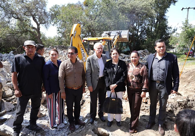 Inicia construcción del Banco del Bienestar en Xochiteotla, Chiautempan