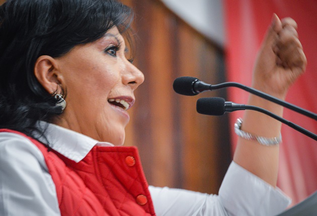 Respaldada por el priísmo tlaxcalteca, asume Anabell Ávalos la dirigencia estatal del PRI