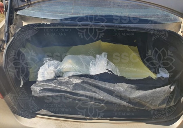 Asegura la Policía Estatal vehículo cargado de hidrocarburo