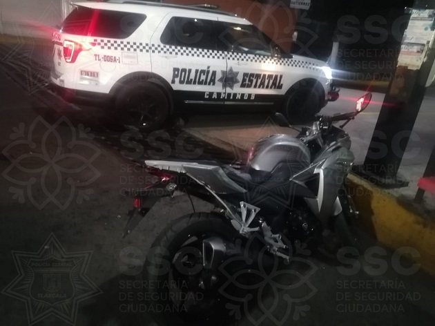 Recupera la Policía Estatal dos motocicletas con reporte de robo