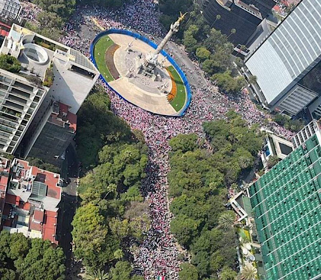 El INE reconoce multitudinaria defensa de la democracia del país