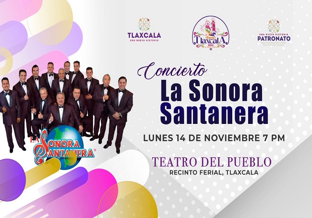 Cambian de horario conciertos en la Gran Feria Tlaxcala 2022