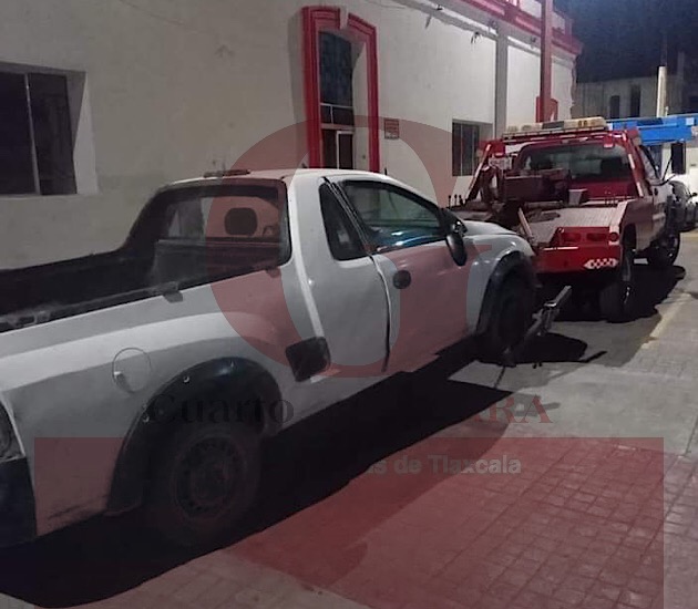 Localizan en Papalotla una camioneta robada