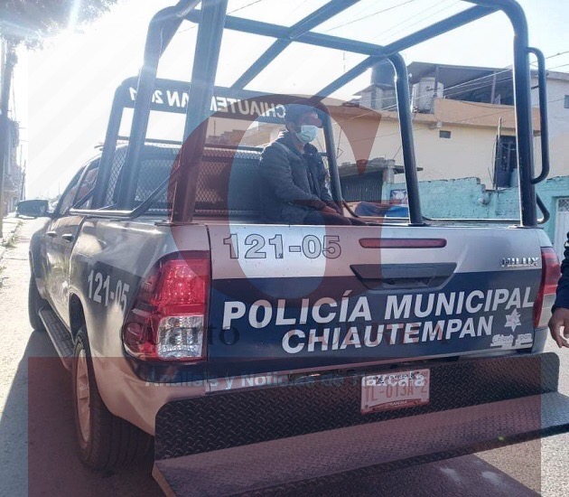 Agarran a un hombre que trató de robar un celular a una mujer, en Chiautempan