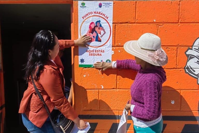 Lleva Ayuntamiento de Huamantla el programa 'Puntos Naranja' a las 39 comunidades