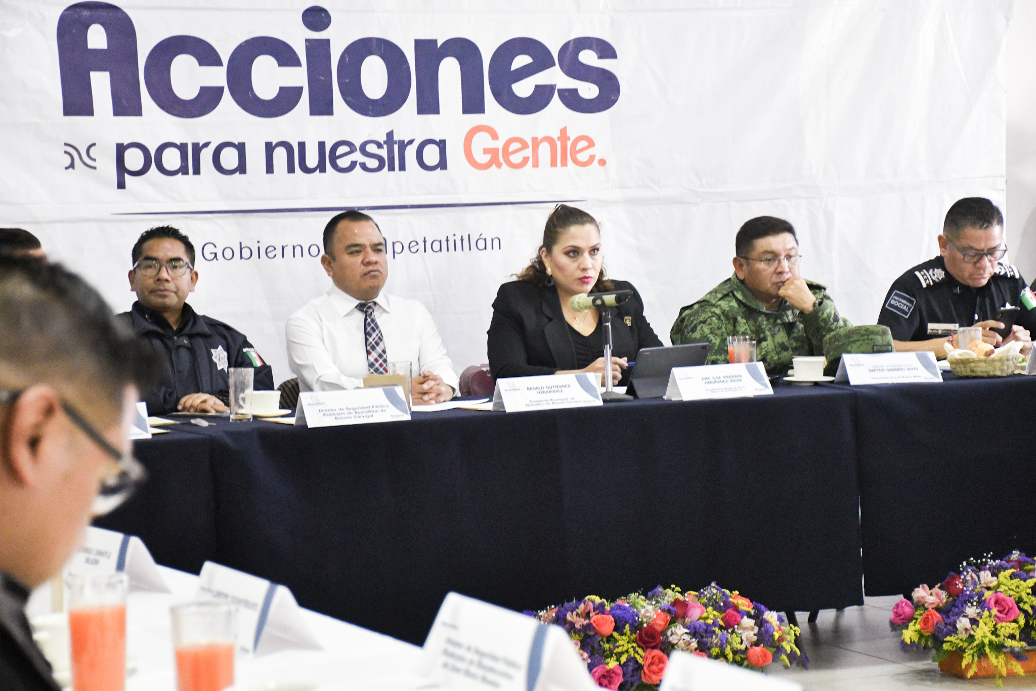 Se realiza en Apetatitlán reunión territorial en materia de seguridad