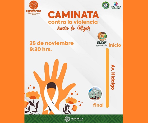 Realizarán caminata en Huamantla en conmemoración del Día Naranja