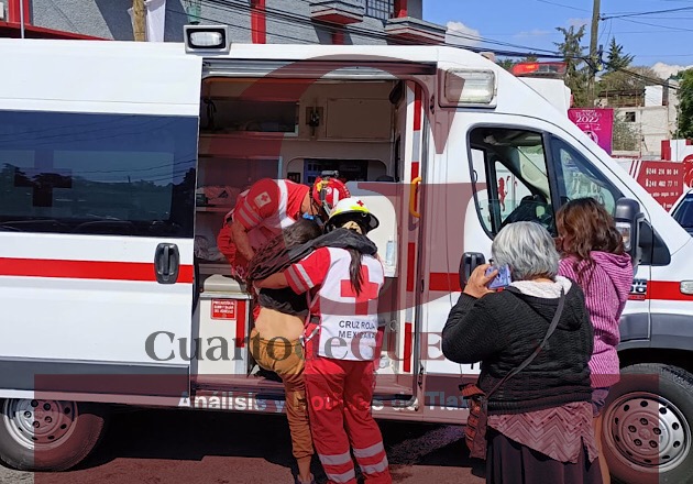 Ebrio conductor provoca accidente y deja lesionada a una adolescente, en Tlaxcala
