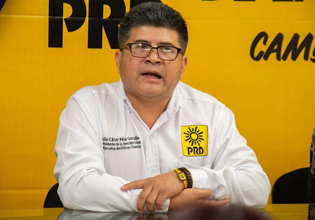 Marcha de AMLO, un cínico acarreo con fines electorales: PRD Tlaxcala