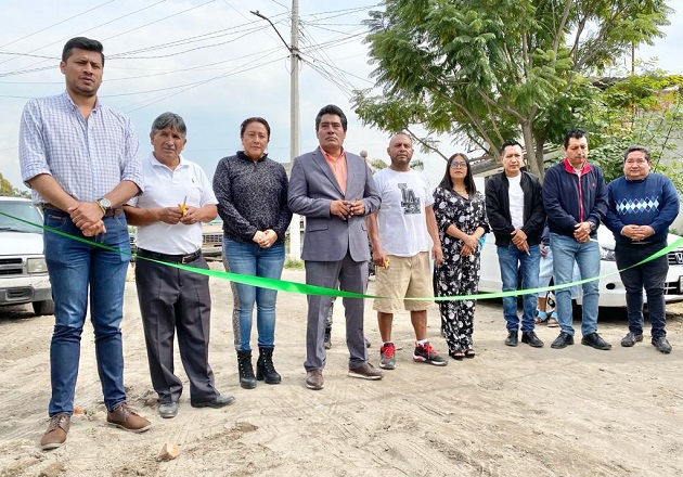 Ahora en Zacatelco la obra pública atiende las peticiones de la población