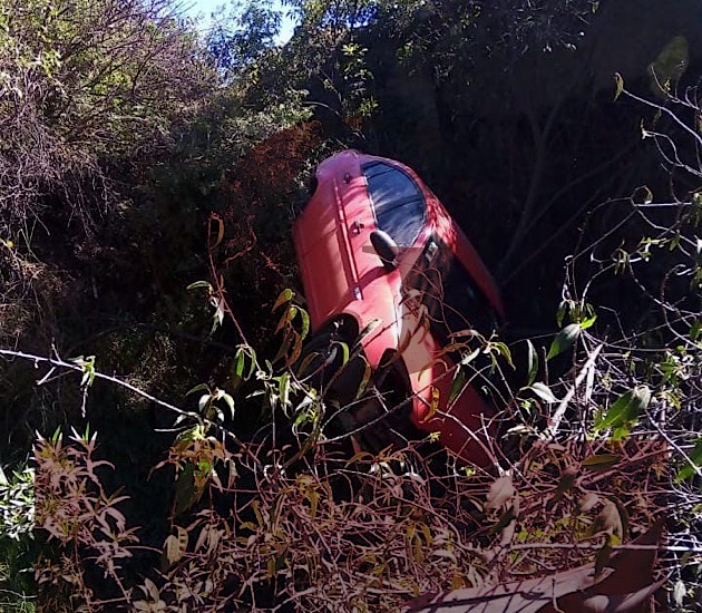 Automovilista se salva tras caer de puente vehicular de la Apizaco-Tlaxcala