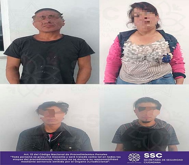 Cinco personas detenidas por alterar el orden público