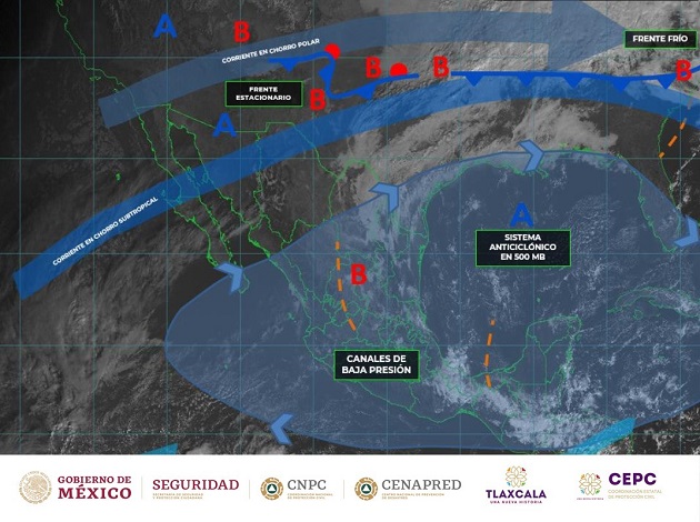 Frente frío número 14 traerá más heladas para Tlaxcala: Protección Civil