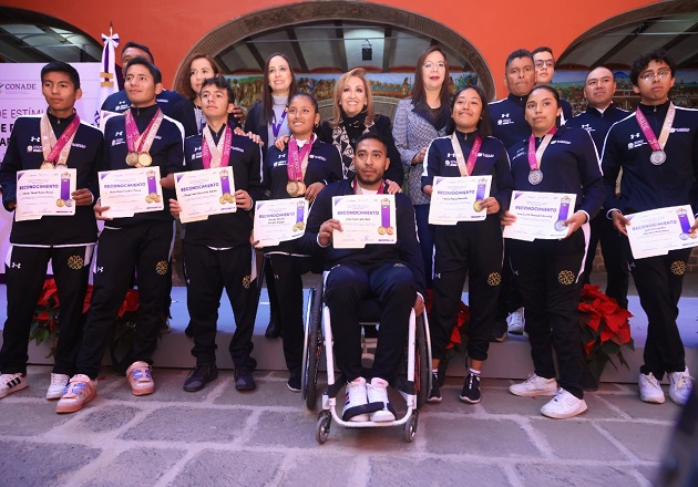 Reconoce gobernadora esfuerzo y dedicación de medallistas de Paranacionales Conade 2022