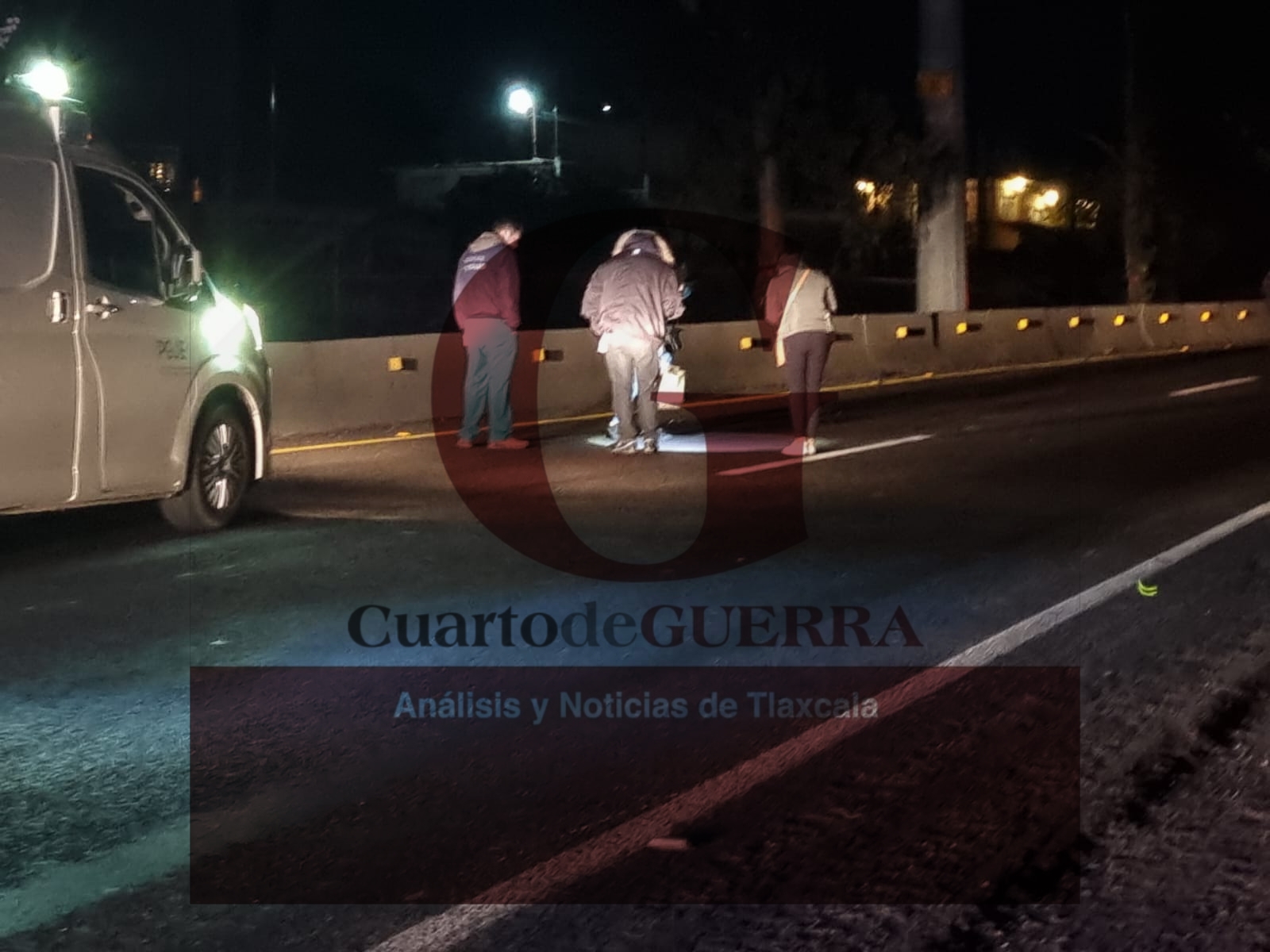 Destrozan cuerpo de un hombre al pasarle varios vehículos encima en la Tlaxcala-Apizaco