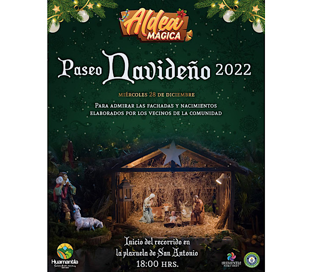 Invita gobierno de Huamantla a disfrutar del Paseo Navideño en el Barrio de San Antonio