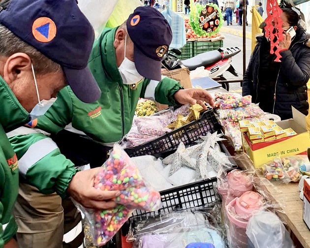 Despliega Ayuntamiento de Huamantla operativo contra venta ilícita de pirotecnia
