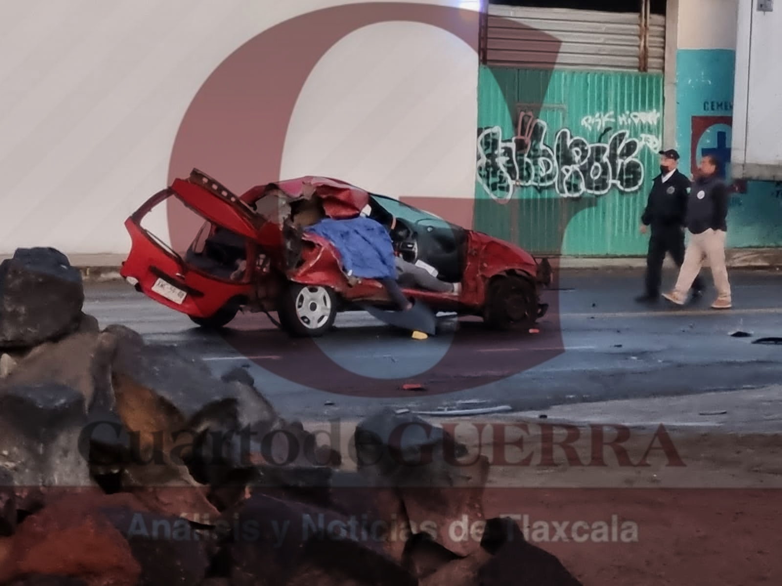 Pierde la vida en aparatoso choque en la Tlaxcala-Puebla