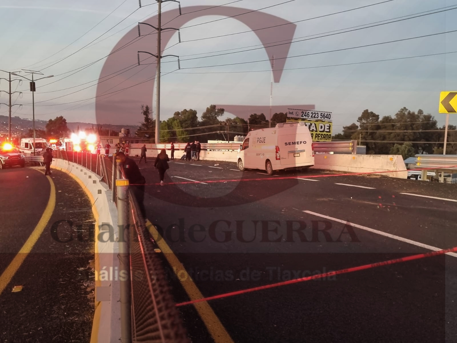 Asciende a tres el número de víctimas fatales por volcadura en Periférico Tlaxcala