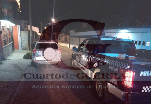 Uniformados de Totolac recuperan camioneta que fue robada con lujo de violencia