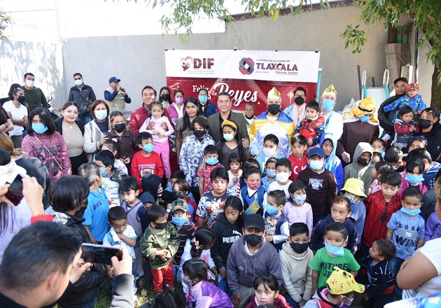 Continúa Caravana de Reyes Magos su recorrido por delegaciones y comunidades de Tlaxcala Capital