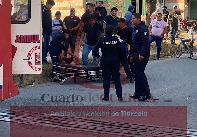 Choque de motocicletas deja dos lesionados en Tenexyecac, Ixtacuixtla