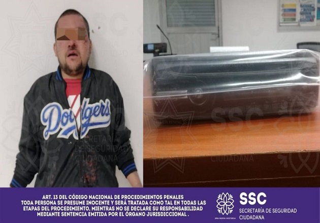 Atrapan a presunto ladrón en Santa Cruz Tlaxcala