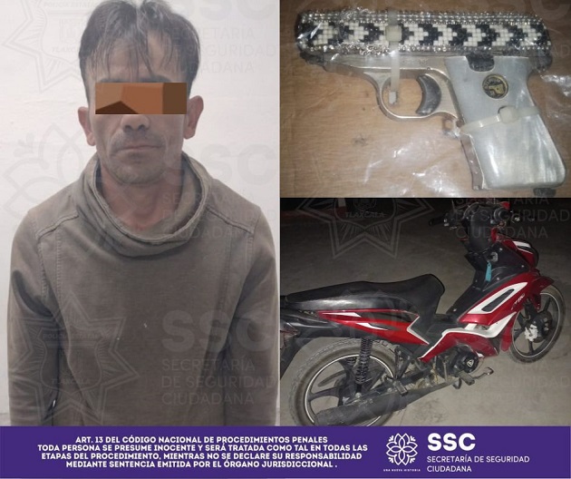 Tres personas fueron detenidas por la portación de armas