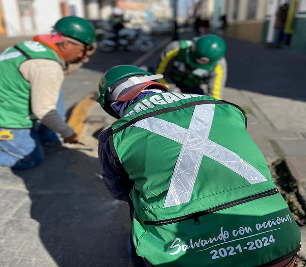 Pone en marcha Ayuntamiento de Huamantla el programa ‘Salvando la imagen urbana’