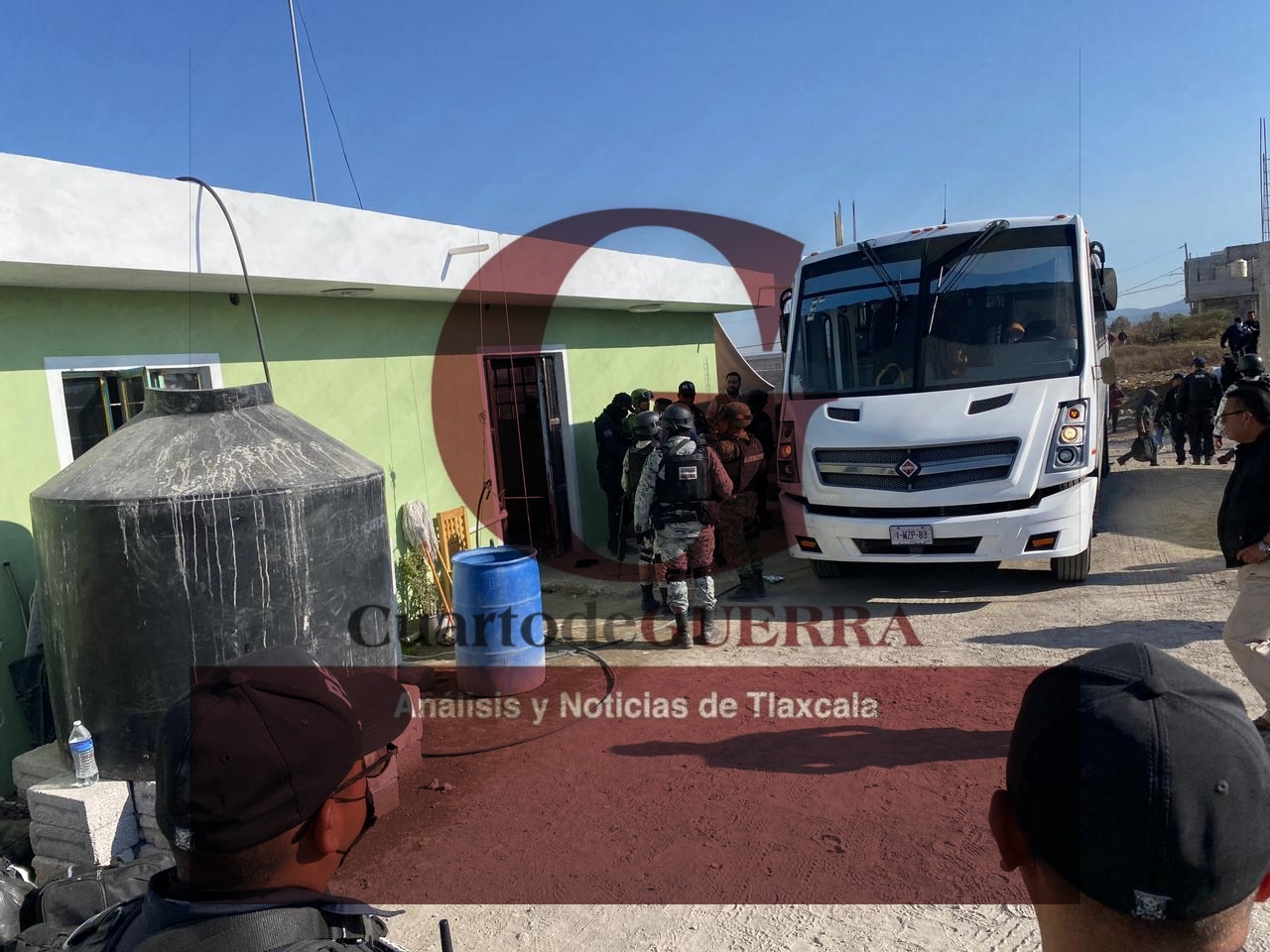 En operativo de GN y SSC rescatan a más de 200 indocumentados en Ixtenco