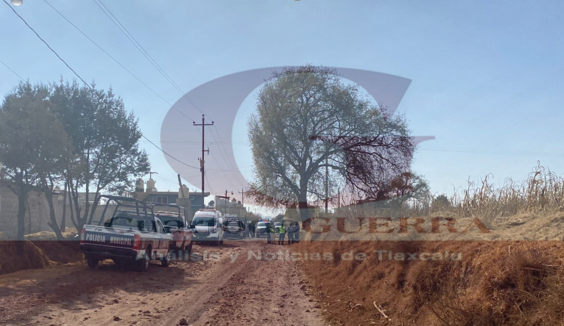Encuentran a un joven muerto por arma de fuego en Xaloztoc