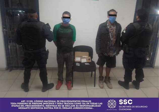Cuatro personas detenidas por ilícitos contra la salud
