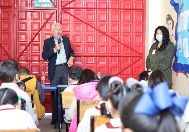 Impulsa Chiautempan estrategias de prevención y auto cuidado en escuelas