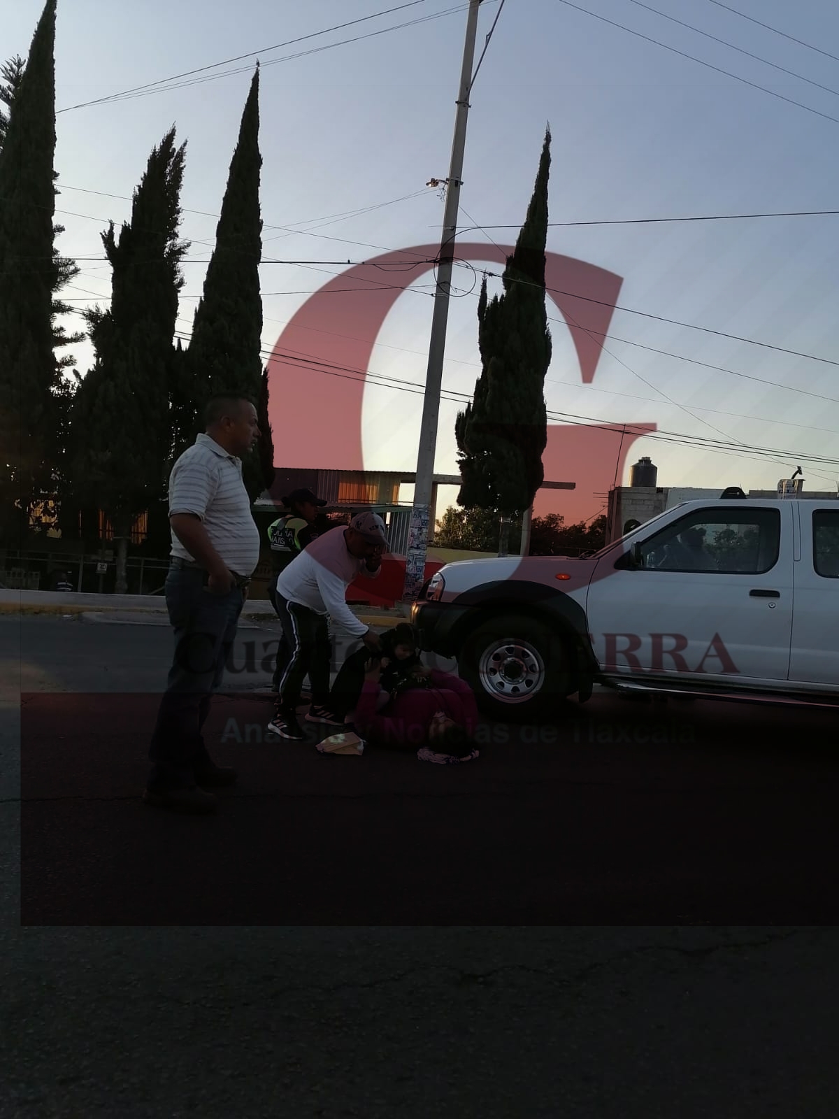Atropellan a señora en la carretera Puebla Tlaxcala