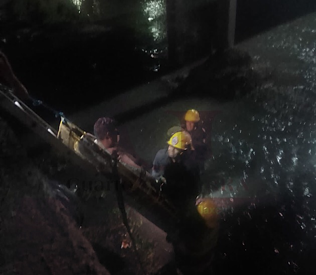 Estudiante cae al Río Zahuapan y  moviliza a los cuerpos de emergencia, en Totolac