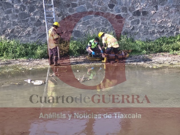 Muere hombre tras caer al río Zahuapan, en Tlaxcala