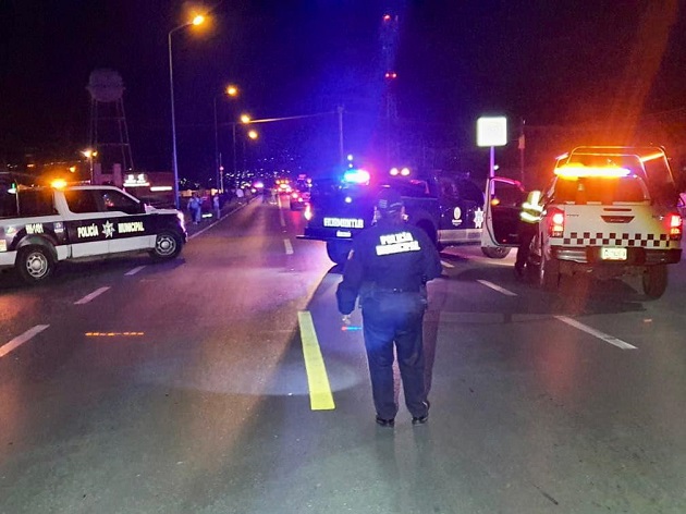 Atiende personal de seguridad pública de Huamantla accidente vial en el camino a Benito Juárez