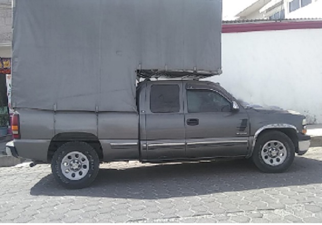 A disposición de PGJE camioneta con reporte de robo