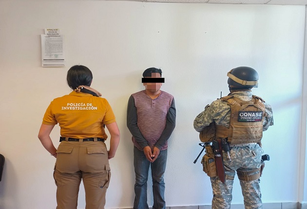 Detiene PGJE y Conase a Geovani N. por trata de personas