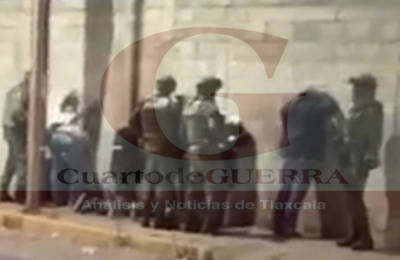 Detienen a cinco sujetos por riña en Totolac