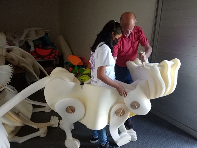 Niñas y niños de Tlaxcala se forman y crecen a través del arte teatral y titiritero del Semillero creativo de Chiautempan