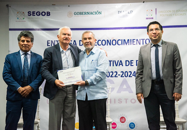 Reconocen a Chiautempan por programa de Desempeño Municipal del INAFED