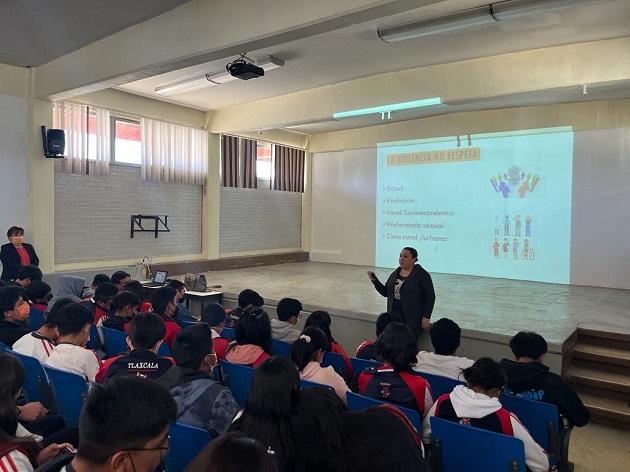 Llevará IMM plática de prevención contra la violencia en el noviazgo a estudiantes del Cbtis 61