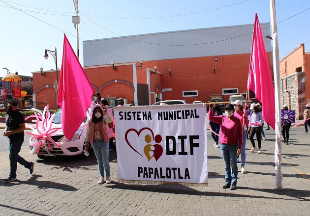 Con actividades físicas, de información y orientación, conmemoran en Papalotla el Día Internacional de la Mujer