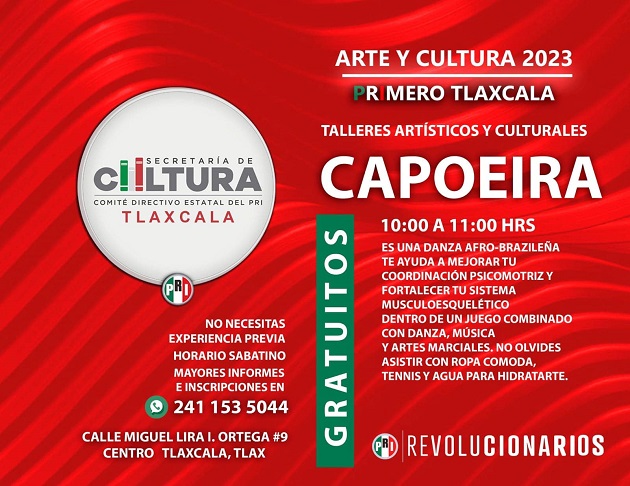 PRI lanza clases gratuitas de yoga, capoeira, danza y teatro