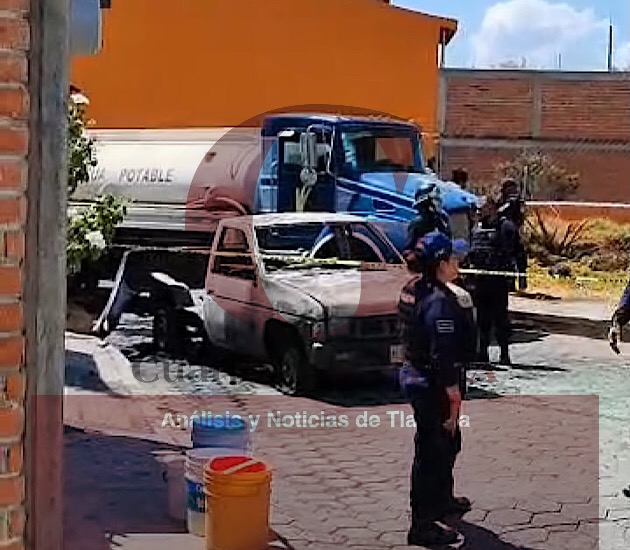 Cuatro lesionados en explosión de camioneta con pirotecnia, en Tlaxco; iban a una procesión